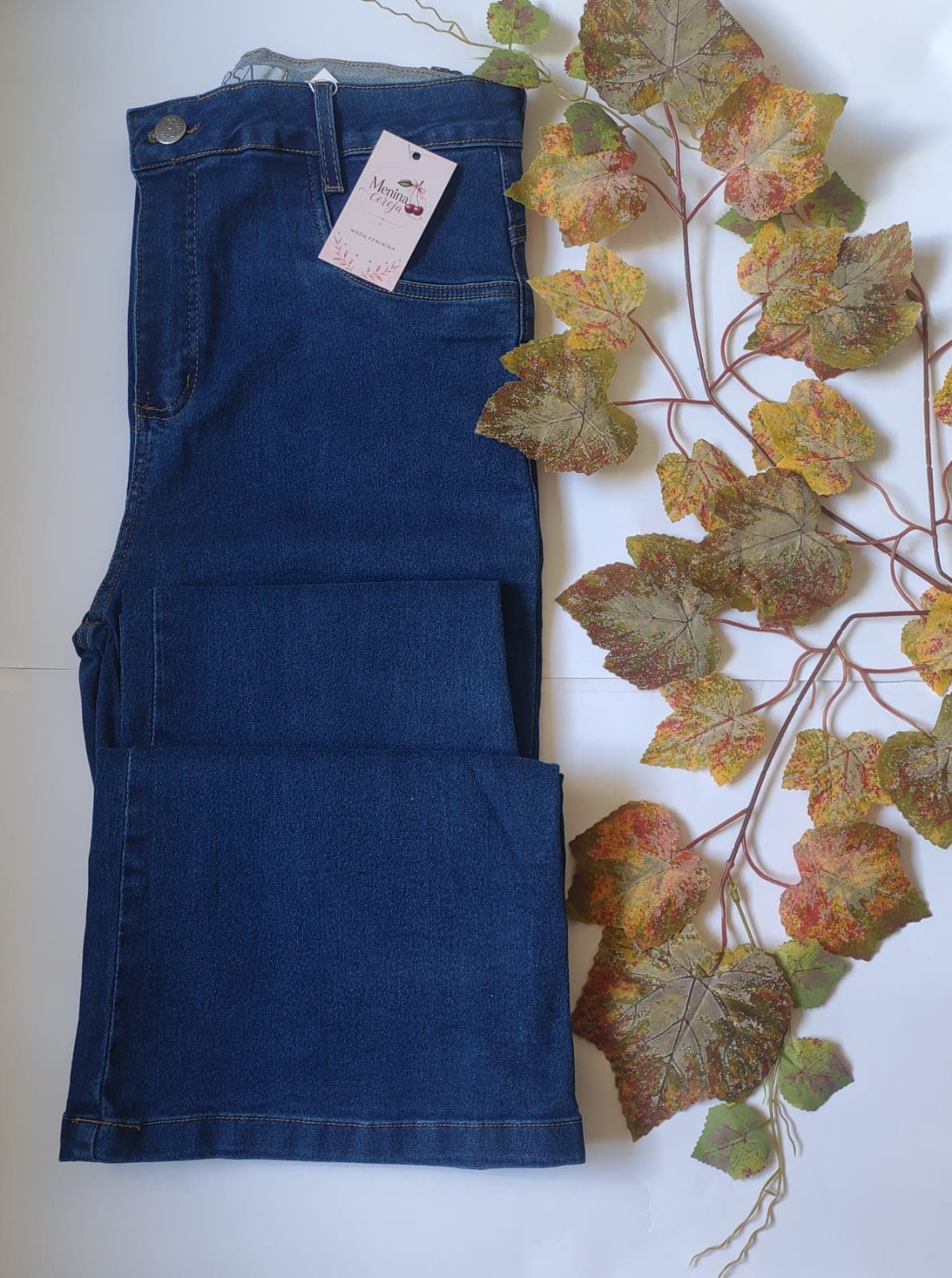 CALÇA JEANS PLUS SIZE CITURA ALTA FLARE (RSA- RI JEANS)