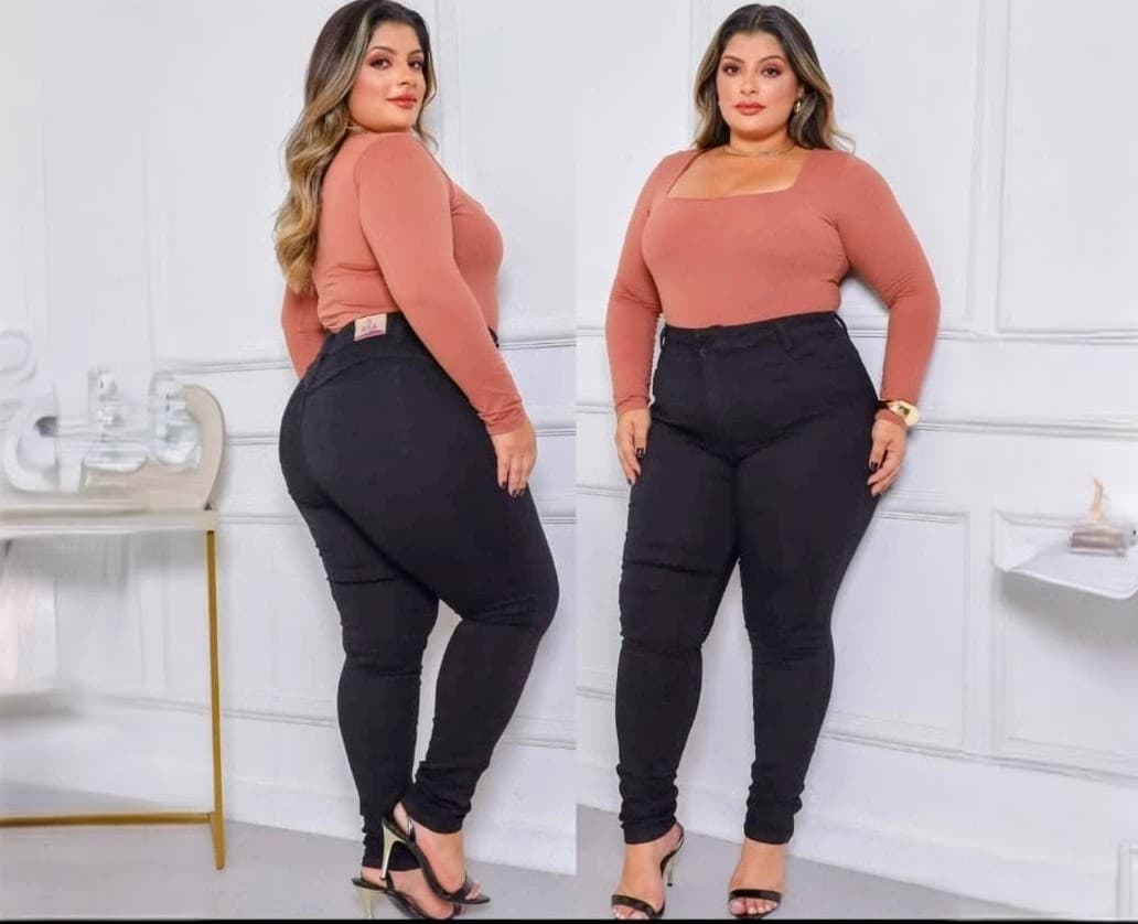 CALÇA JEANS SKINNY PLUS SIZE (RSA- RI JEANS)